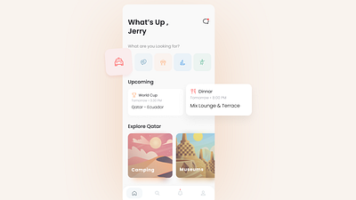 Explore... app design flat icon mobile design ui ux