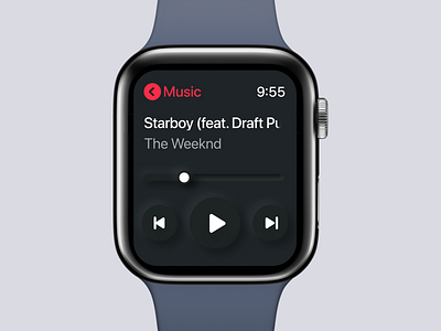 Neumorphic Music Player 2020 trends 2021 3d app apple apple watch branding dailyui design illustration iphone logo ui uiux ux vector