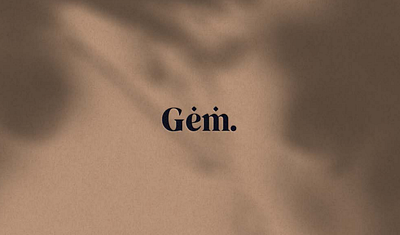 Gem. Branding design. brand design branding design logo logo design typography