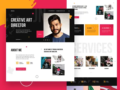 Ziomm - creative Agency & Portfolio agency blog business colorful corporate creative ecommerce figma landing marketing minimal modern portfolio shop store studio ui ux