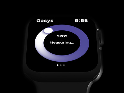 OASYS 3d alerts animation apple watch copd dashboard device health healthcare illness interface medical motion graphics notification spo2 system ui ux