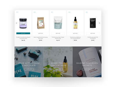 GPA Wholefoods Product Slider clean design ecommerce food health modern online shop online store sale shop shopping store web design webdesign