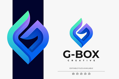 Letter Gradient Logo 3d 3d letter abstract alphabet branding concept creative design gradient illustration letter logo logo effect