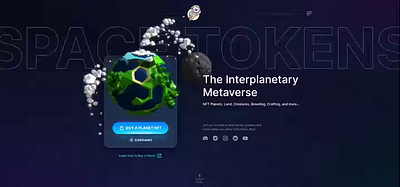 Metaverse 3d animation crypto game logo metaverse motion graphics ui ux