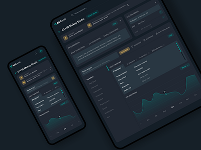 AGC Web Dashboard analytics app darkmode dashboard design saas ui uxui web webdesign