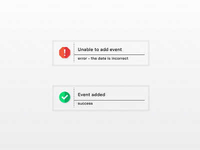 011 Daily UI - Flash Message dailyui dailyuichallenge design error flash message minimalism right ui web