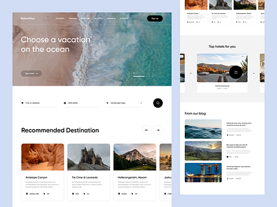 Travel Agency Website adventure adventures booking website clean filter landing page product design search travel travel agency travel app travel website traveling ui ui ux user experience ux website website design