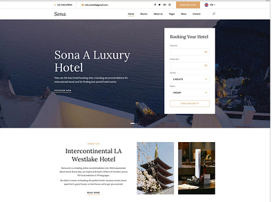 Hotel website