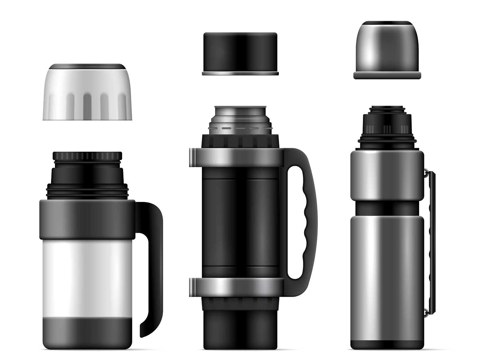 Thermoses icons set by Macrovector on Dribbble