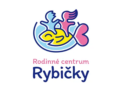 Rybicky animal character fish illustration kids logo water