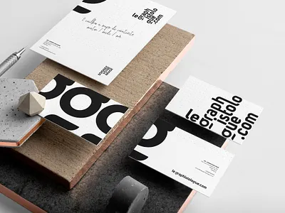 Le Graphistologue Branding brand branding design identity illustration logo mockup mockupcloud psd showcase stationery template