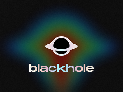 Blackhole Branding - Concept blackhole branding brutal brutalism brutalist concept gradient inverted logo mark minimal oil spill simple space