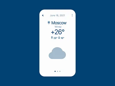 Plumpy Weather Icons after effects animation app cloud motion graphics rain sun weather wind