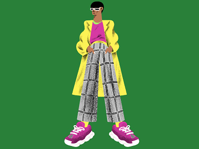 Versace 2d animation design fashion fashionstyle illustration lookbook versace