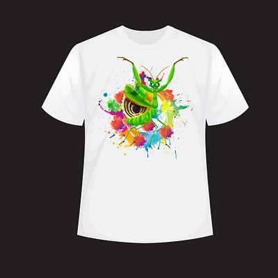 Grasshopper T-shirt design 3d animation branding graphic design logo motion graphics