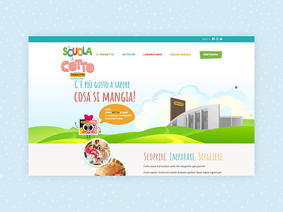 A scuola di Cotto - PARMACOTTO design ui ux web web site