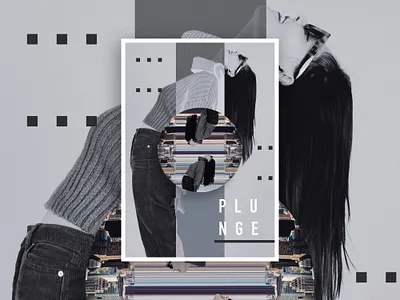 Plunge abstract poster creativeblock graphic design poster poster art