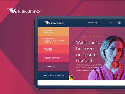 Kavaliro Website Redesign - Case Study animation brand design design website website design