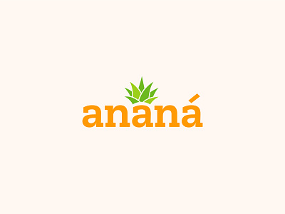 Ananá - Eventos brand branding logo