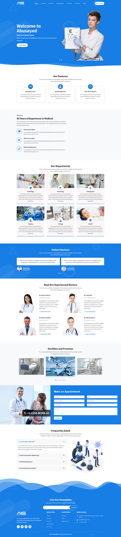 Abusayed - Healthcare, Medical & Hospital Html5 Landing Page health