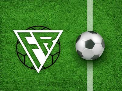 FR FOOTBALL LOGO creative design design graphic design logo logo design minimalist logo modren logo professional logo unique logo