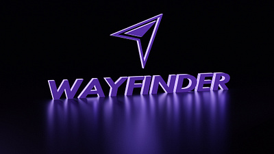 Wayfinder Finance 3D Logo app branding design graphic design illustration logo typography vector