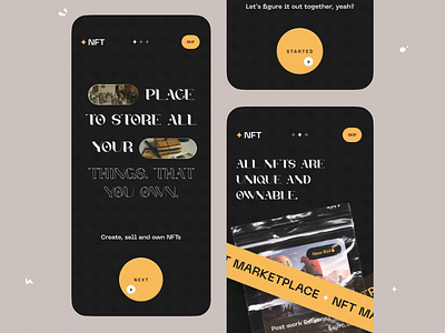 NFT Marketplace App app appdesigner iosapp mobile nft nft app nft design nftandroid nftios nftmarket nftmobile nftweb orix sajon uidesigner uiux visualdesigner