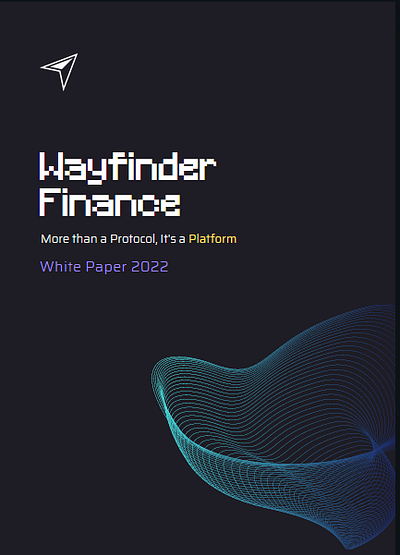 Wayfinder Finance Whitepaper app crypto design graphic design illustration nft whitepaper
