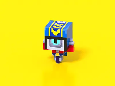 STU / Brawl Stars 3d illustration magicavoxel pixel voxel art
