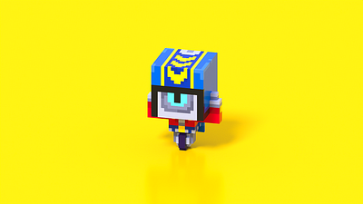 STU / Brawl Stars 3d illustration magicavoxel pixel voxel art