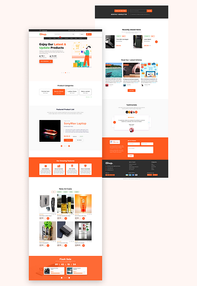 🛍️ Multipurpose E-commerce Landing Page 🛍️ branding e commercelandingpage ecommerce ecommerceuikit ecommercewebsite graphic design landingpage uidesign uigraphic uikit userinterface uxdesigner webdesign websitekit