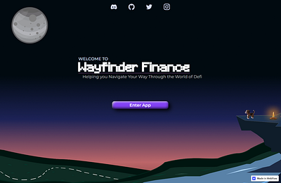 Wayfinder Finance Early Concept 2 app branding design graphic design illustration logo typography ui vector