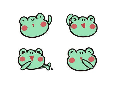 Character Design/Illustration - Momo Frog character design frog illustration