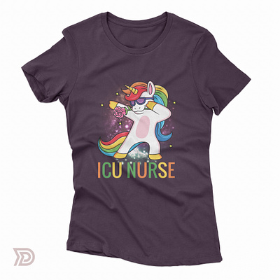 Unicorn Dabbing ICU nurse T-shirt design birthdaygift branding design graphic design illustration logo motion graphics nurse nurses nurseshirt nurshing shirt tshirt tshirtdesign tshirtgift tshirtlover tshirts unicorn unicornlover unicorns