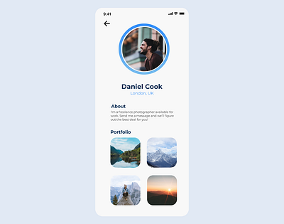 Daily UI 006 - User Profile