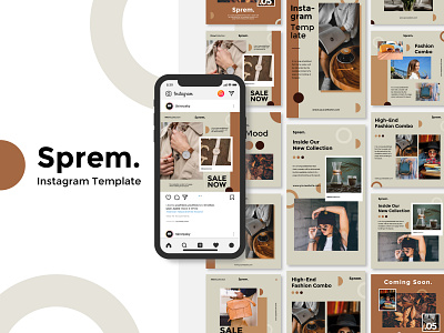 Sprem Instagram Template fashion graphic design socialmedia