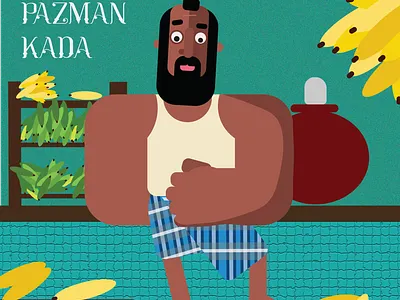 Banana Shop adobe adobe photoshop art colours design flat illustration illustrator india minimal