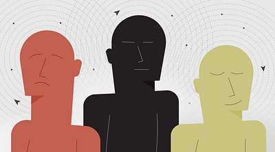 Emotional Design Process | Illustration for Studio Science Blog ambivalence anger black brand design process design thinking disappointment emotion emotions face joy navigation people red satisfaction yellow