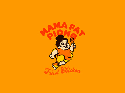 Logo Mama Fat Piong animation brand identity branding graphic design identity design il logo