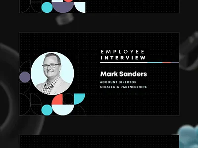 Employee Spotlights branding design graphic design illustration shapes vector