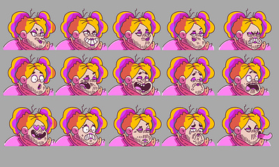 Rainbow Expressions 2d character characterdesign illustration photoshop pride rainbow