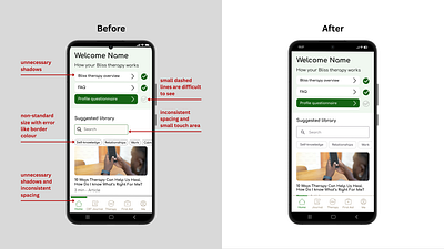 Quick UI Improvements app fix improvements mobile quick ui