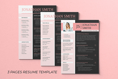 Resume Template with Photo cover letter template