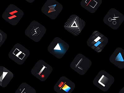 性 格 不 合 branding darkness editor icon logo ui