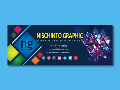 Facebook Page Cover Design social media post template