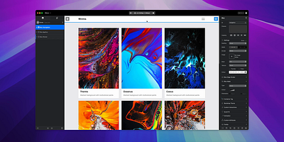 Blocs Website Builder - Preview Resize UI css gui ipad mac mac app tool ui web design website builder