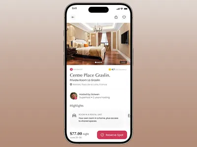 Vacation Rentals & Homestay app app bedroom clean layout good review homestay hosting hosting services informative design luxury room private room rental app rentals reservation shared space tourists travel ui user experience ux design vacation