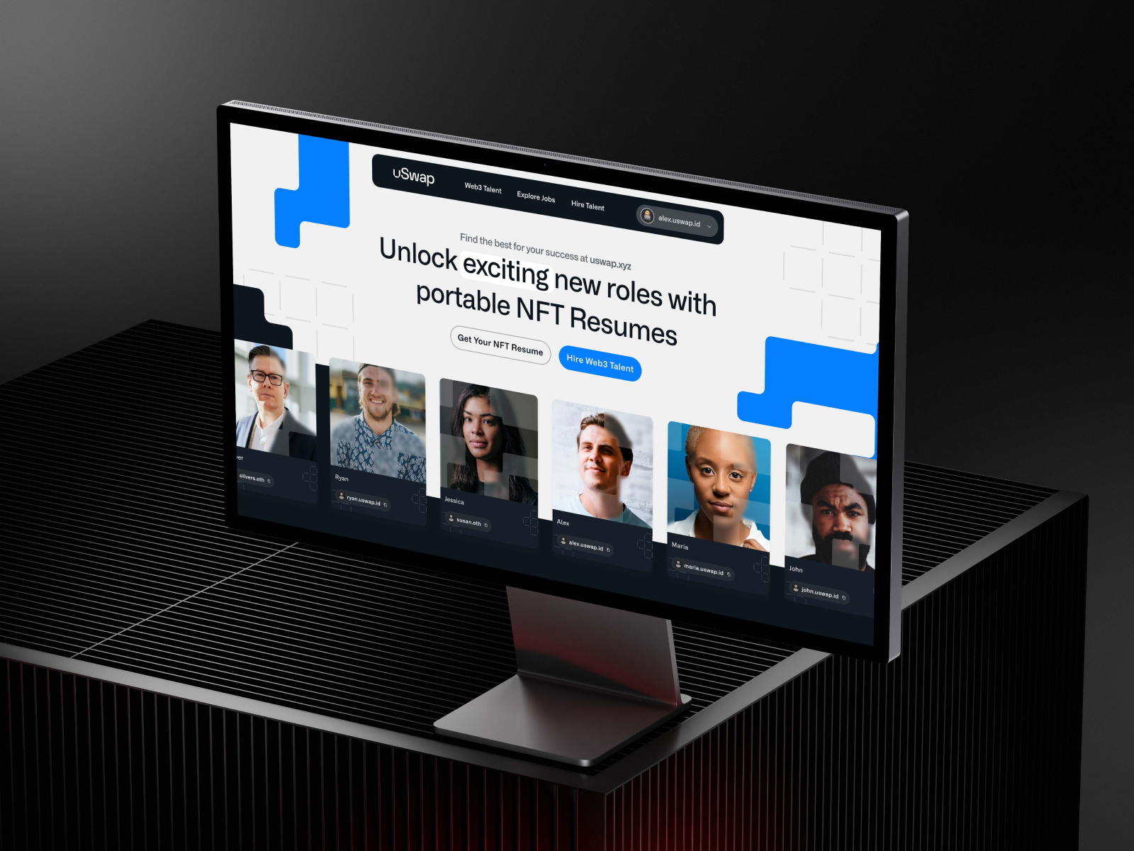 Example of uHired - Website