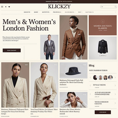 KLICKZY DEMO WEB app branding design fashion graphic design illustration logo ui ux vector