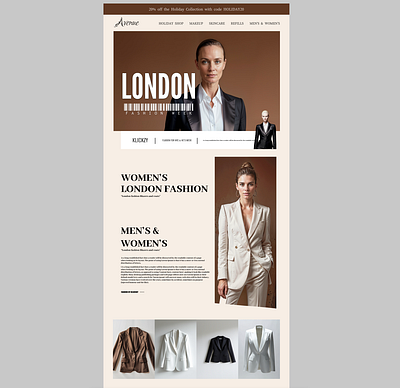 LONDON FASHION WEBSITE app branding design fashion figma graphic design illustration logo ui ux vector